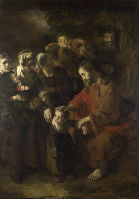 Nicolaes Maes, Christ Blessing the Children