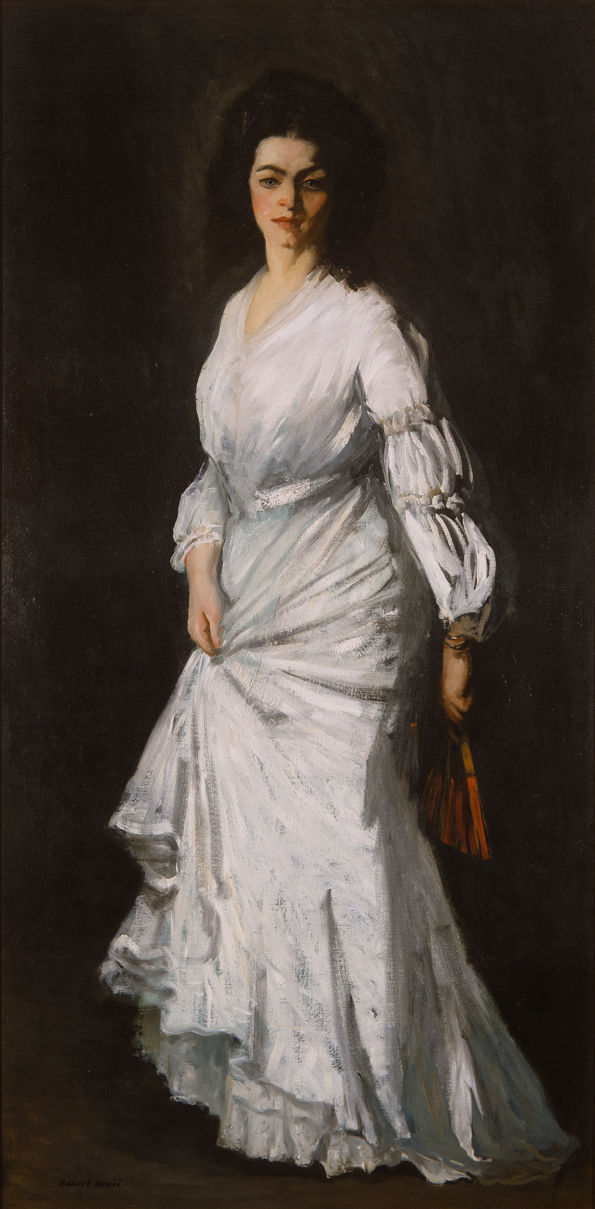 Robert Henri, Woman in White: Portrait of Eugenie Stein