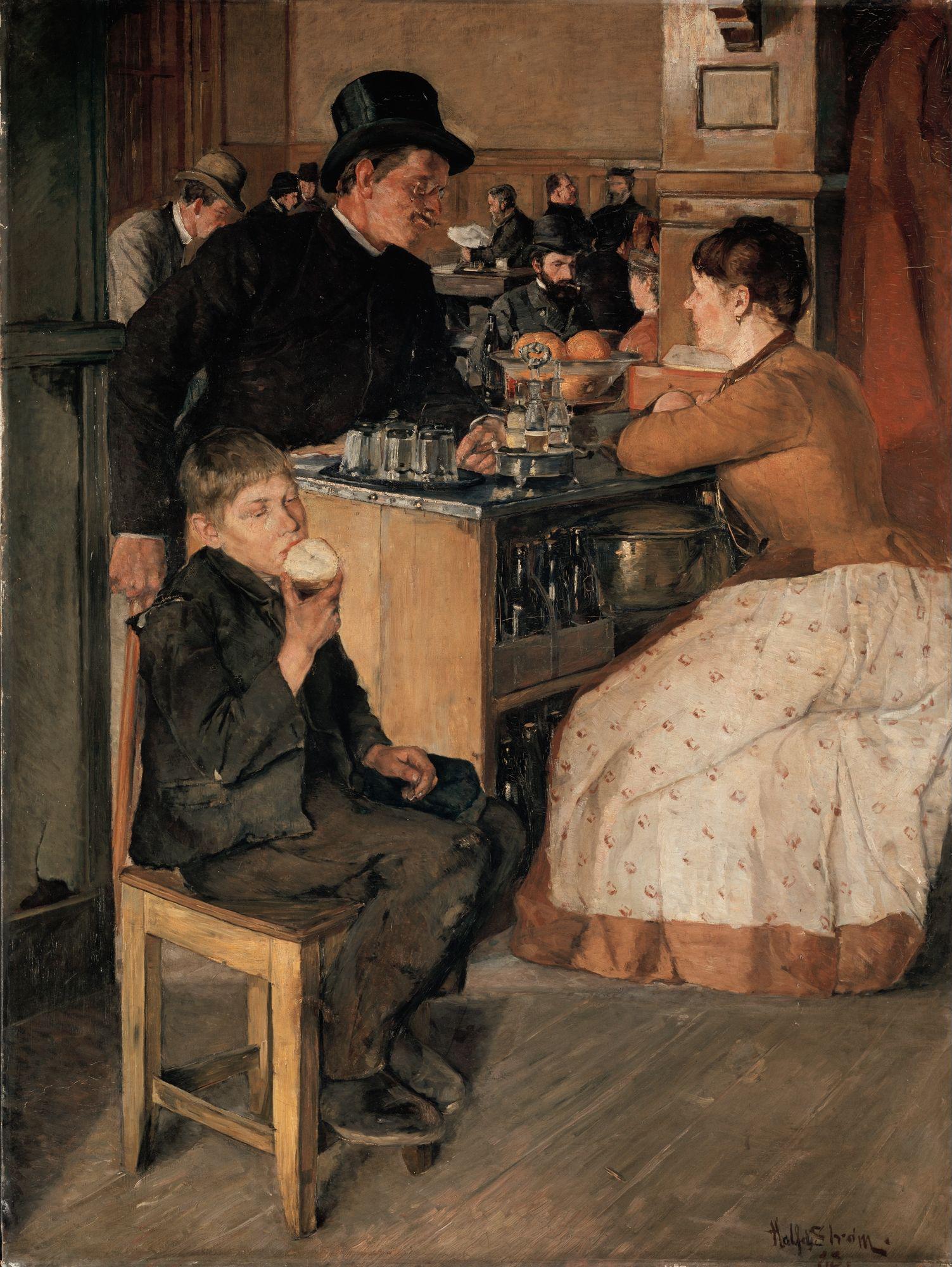 Halfdan Strøm, From the Restaurant in the Labour Society in Torvgaten