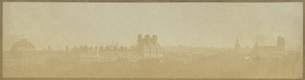 Hippolyte Bayard, [Panoramic View of Paris with the Louvre and the Tuileries in the Foreground]