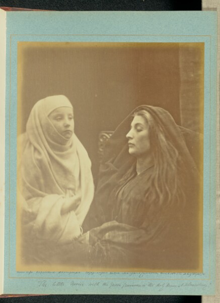 Julia Margaret Cameron, The Little Novice with the Queen Guinevere in "the Holy House at Almesbury"