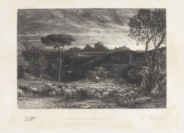 Samuel Palmer, Opening the Fold