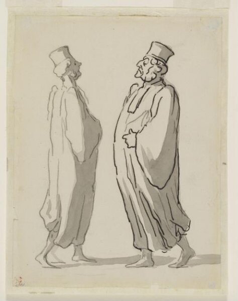 Honoré Daumier, Deux avocats (La dignité de rang)