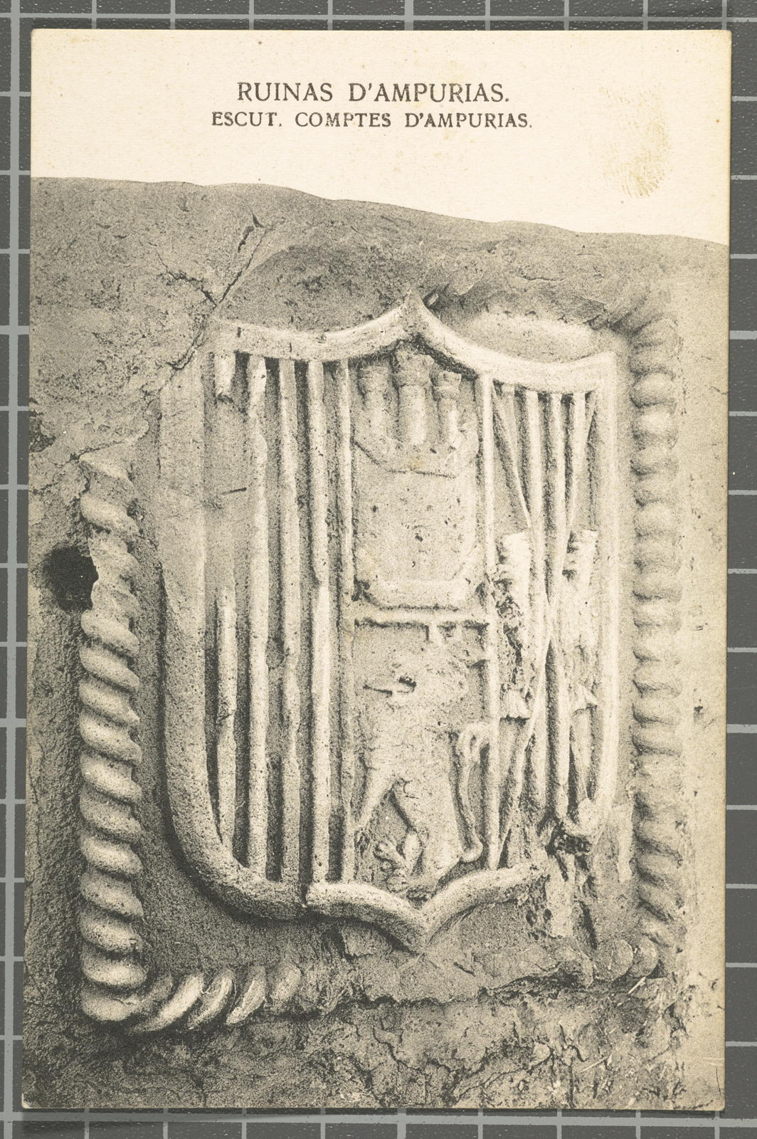 Josep Esquirol Pérez, Ruinas de Ampurias. Shield. Accounts of Ampurias