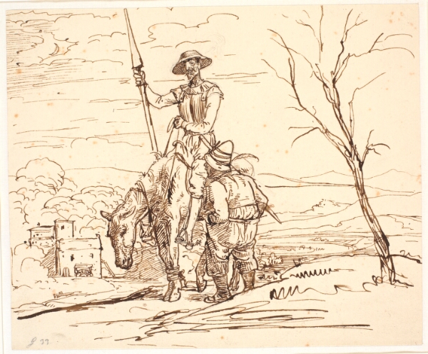 Wilhelm Marstrand, Sancho Pansa fortæller historien om gederne