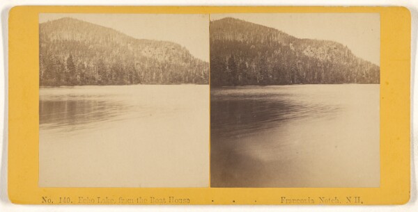 Unknown, Echo Lake, from the Boat House. Franconia Notch, N.H.