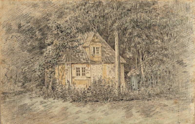 Carl Friedrich Christian (author) Buddeus, Buddeus dwelling house in Kopl (Believed Buddeus dwelling on the Kopl Peninsula)