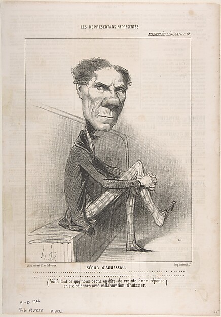 Honoré Daumier, Ségur d'Aguessau