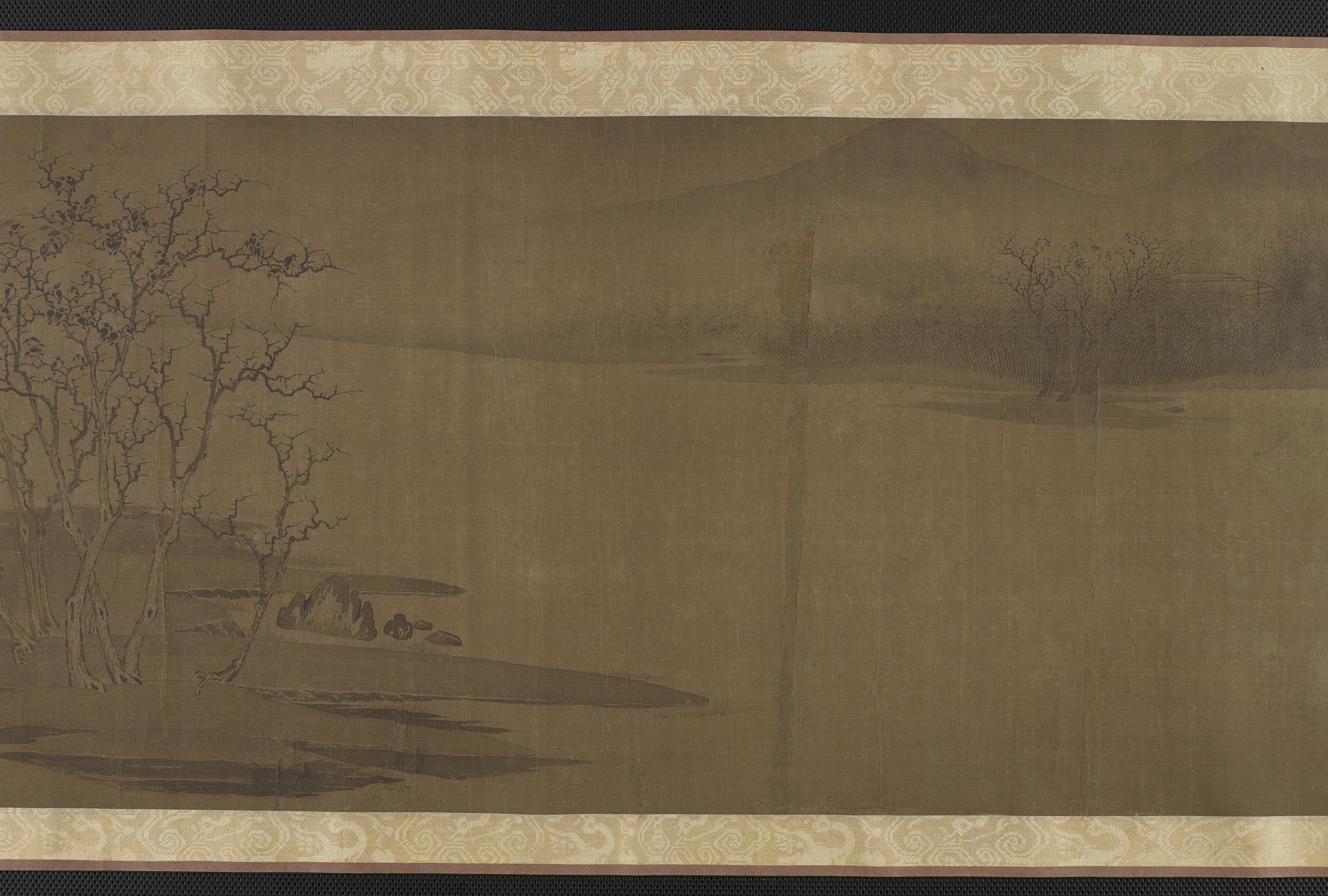 Formerly attributed to Zhao Boju, Old trees and cold crows, in the style of Zhao Danian