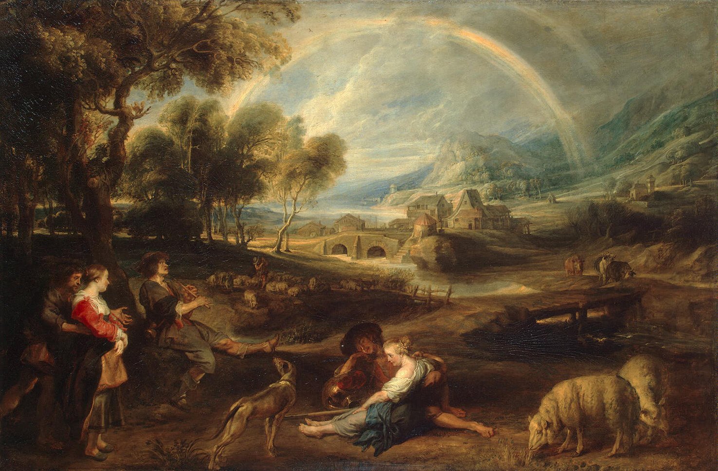 Peter Paul Rubens, Landscape with a Rainbow