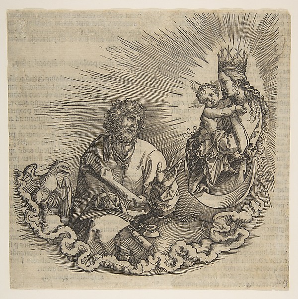 Albrecht Dürer, The Virgin Appearing to Saint John, frontispiece to "The Apocalypse"