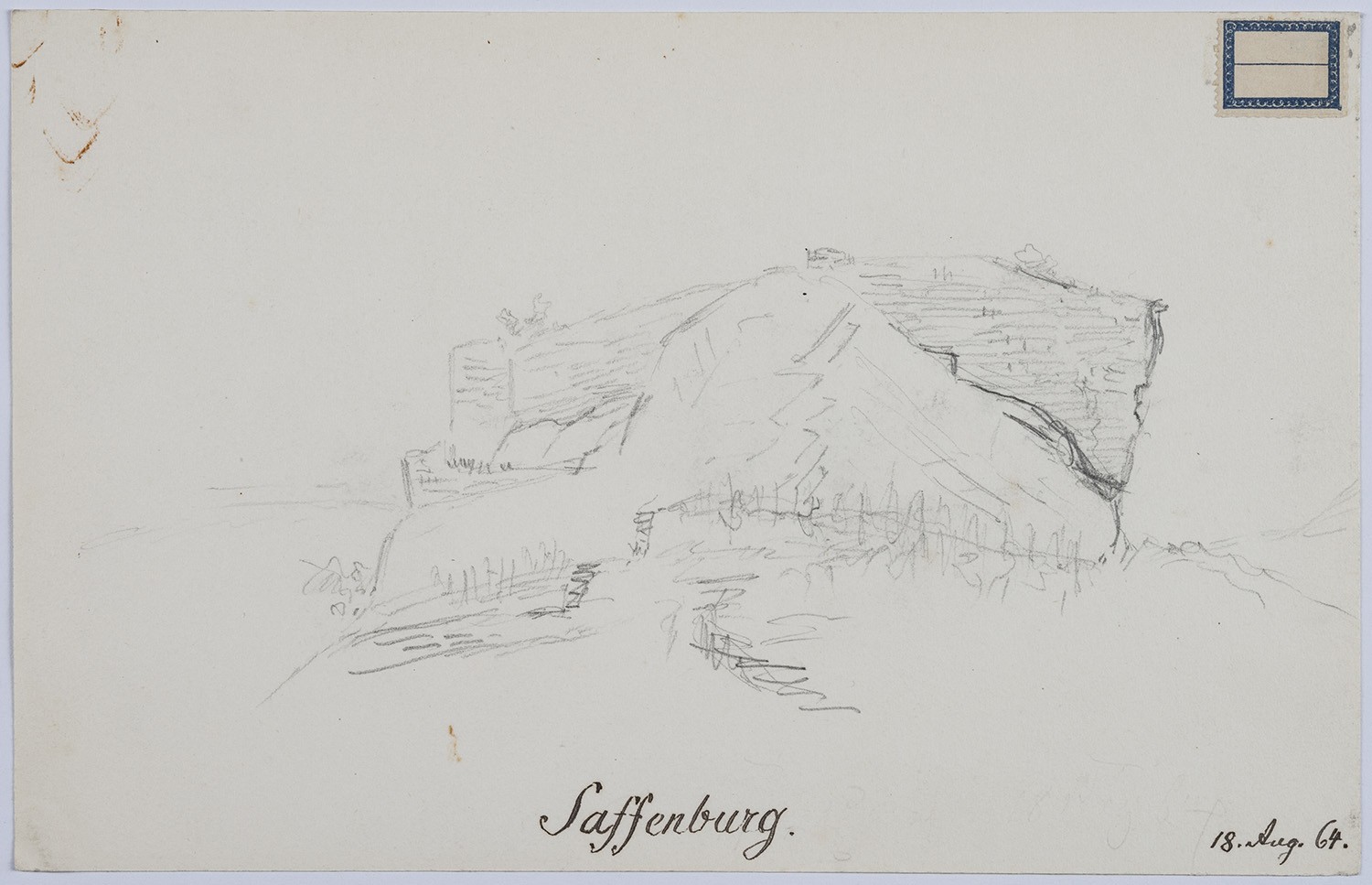 Rudolf Lutter, Saffenburg (Gemeinde Mayschoß, Rheinland-Pfalz): Burgruine
