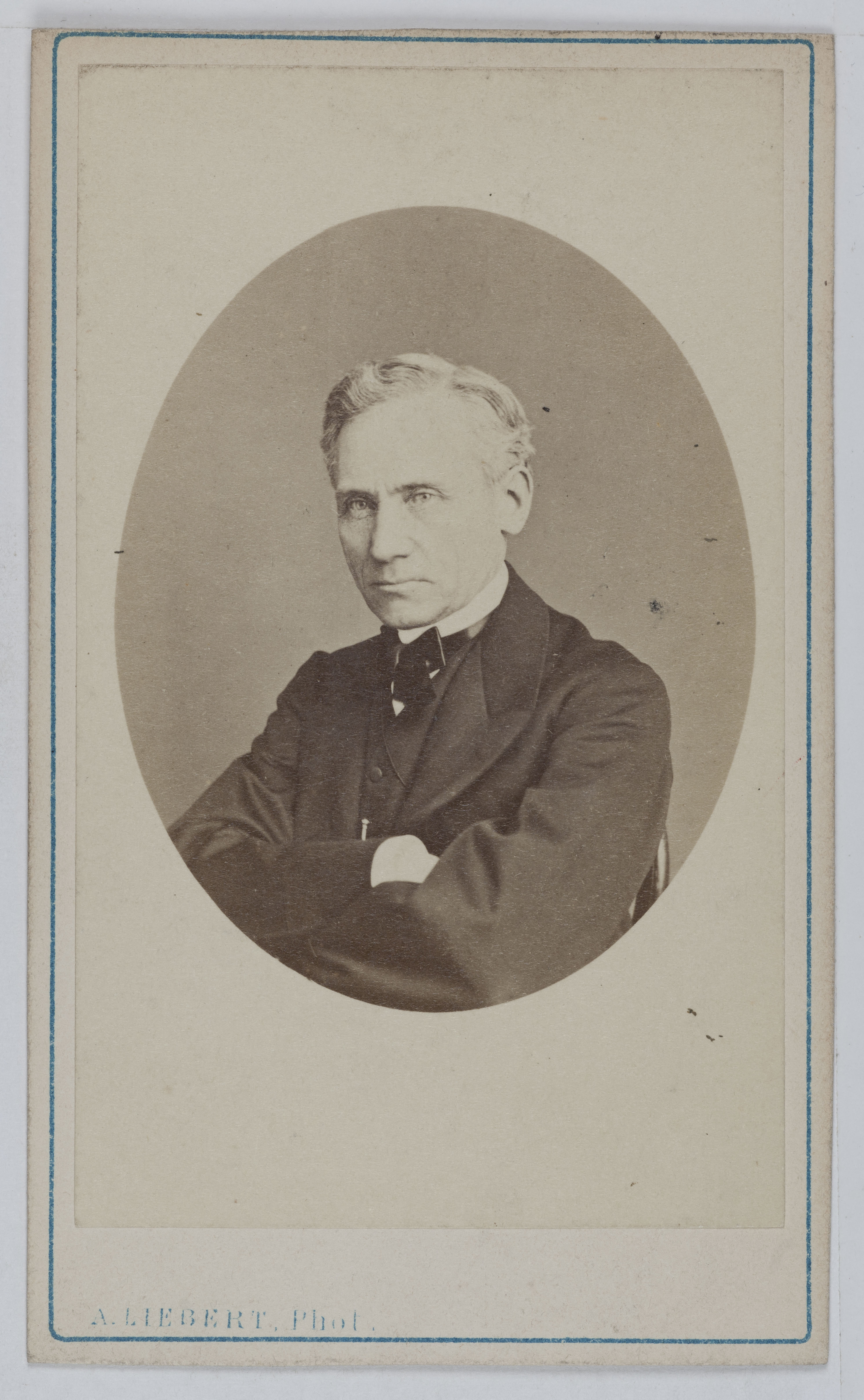 Alphonse Liébert, Portrait de François-Joseph Regnier de La Brière (1807-1885), dit Regnier, comédien et dramaturge.