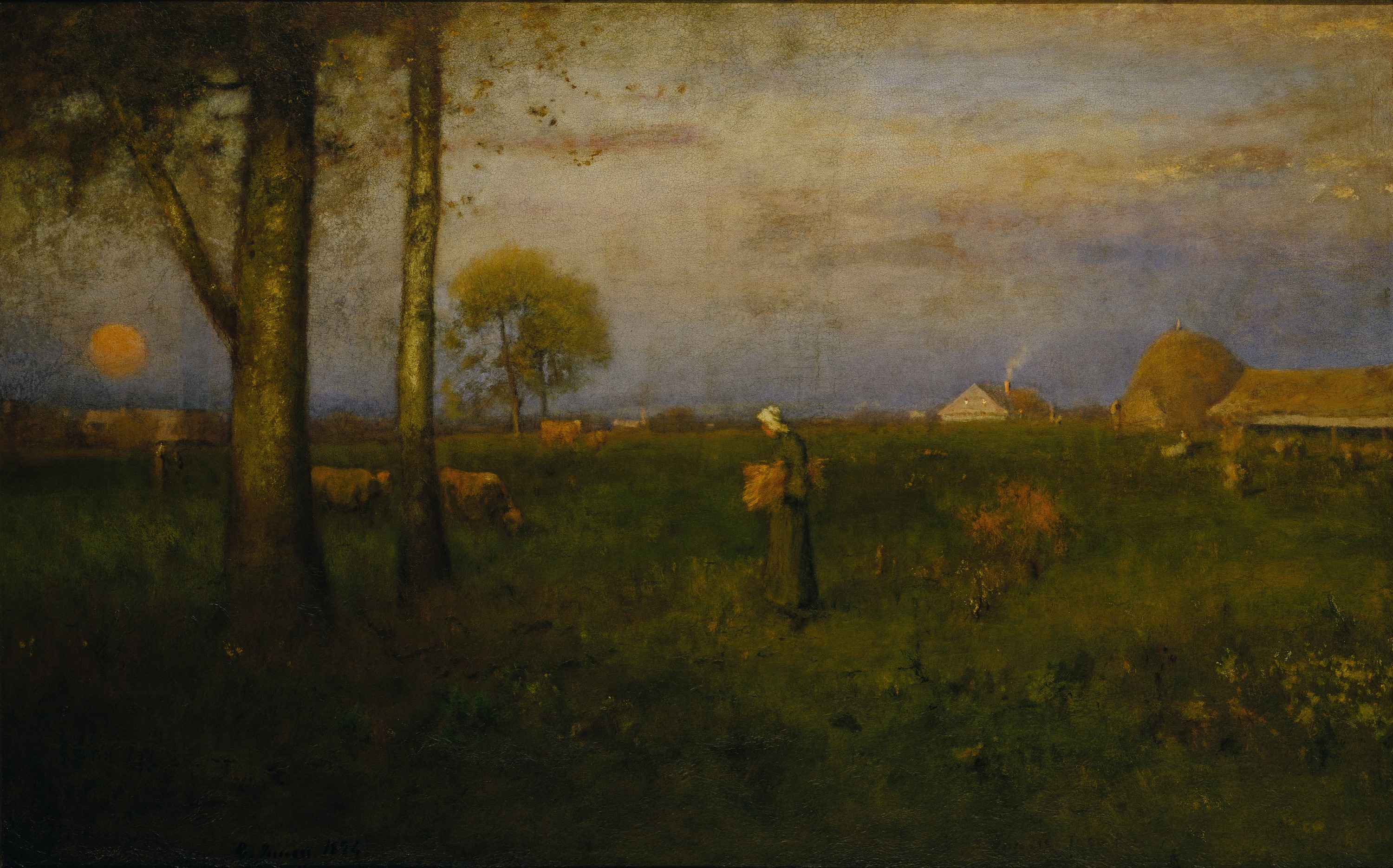 George Inness, Sundown