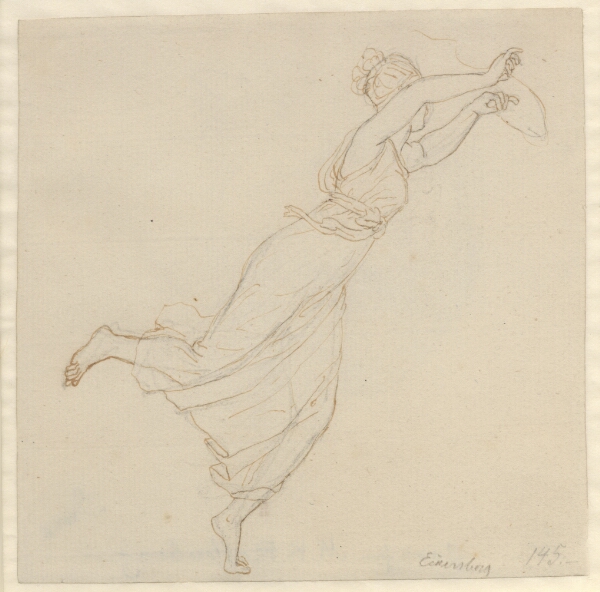 C.W. Eckersberg, Dansende pige