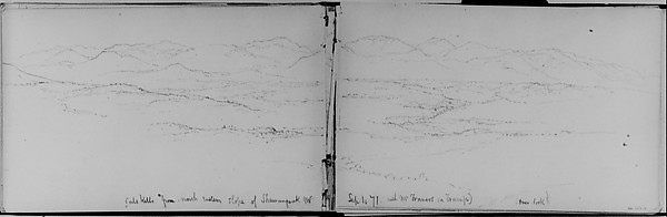 Daniel Huntington, Catskills, 1871 (from Sketchbook)