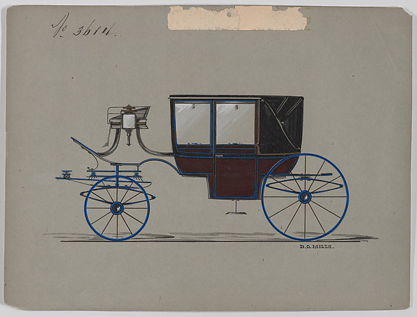 Brewster & Co., Design for Landau, No. 3614