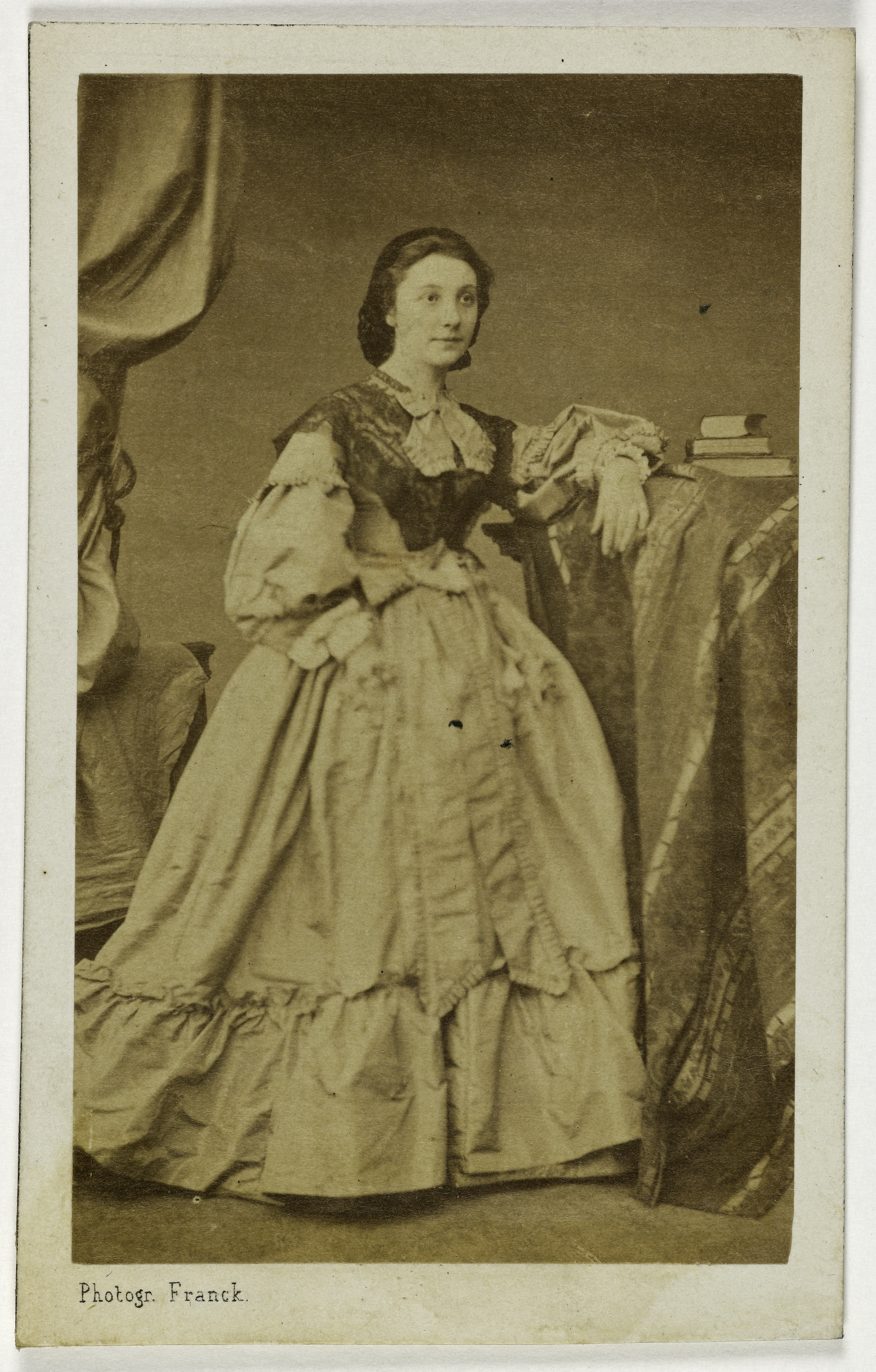 Franck, Portrait de Mademoiselle Gervais, (actrice)