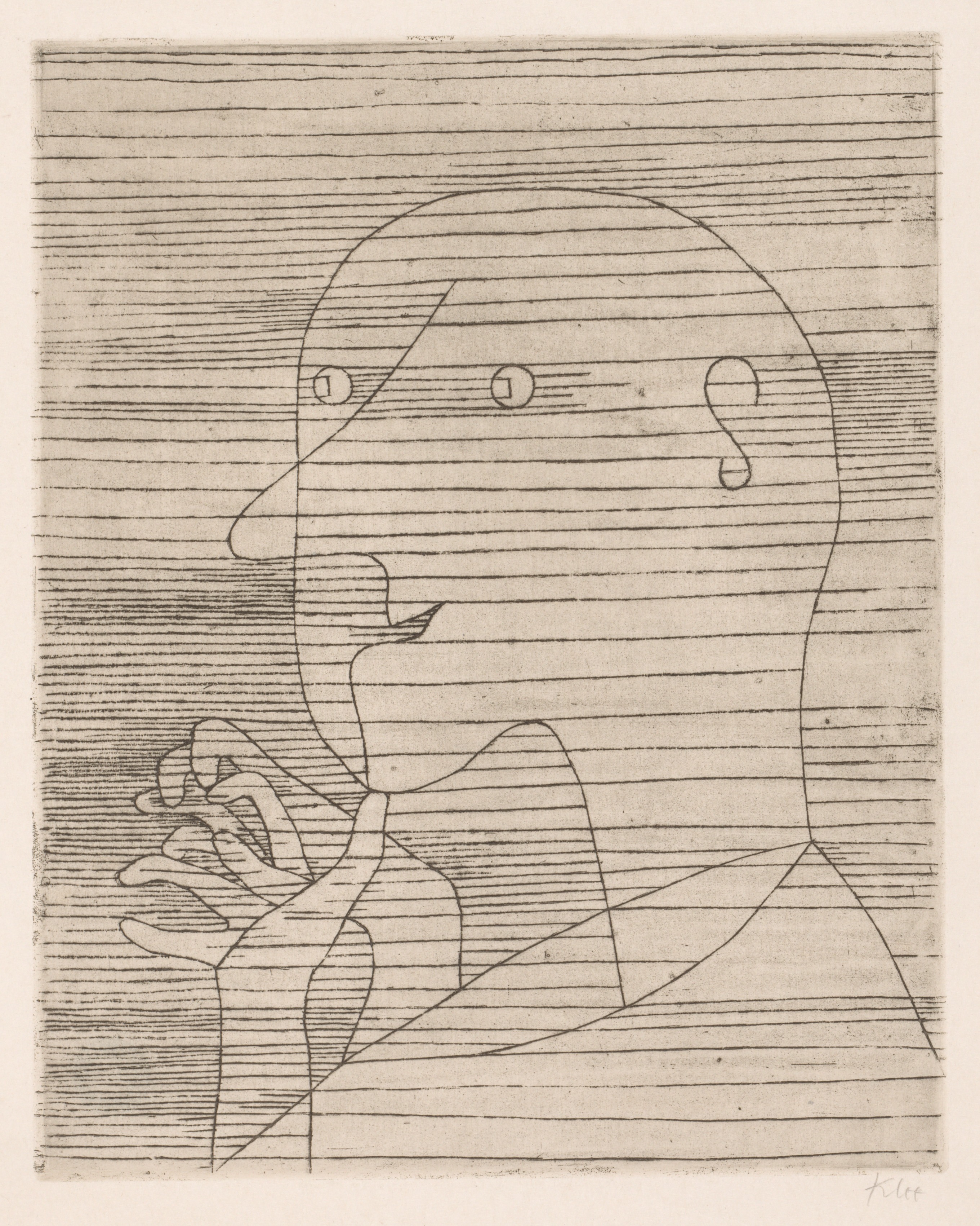 Paul Klee, The Calculating Old Man