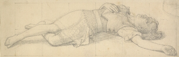 C.W. Eckersberg, Balders død - studie til Balder.