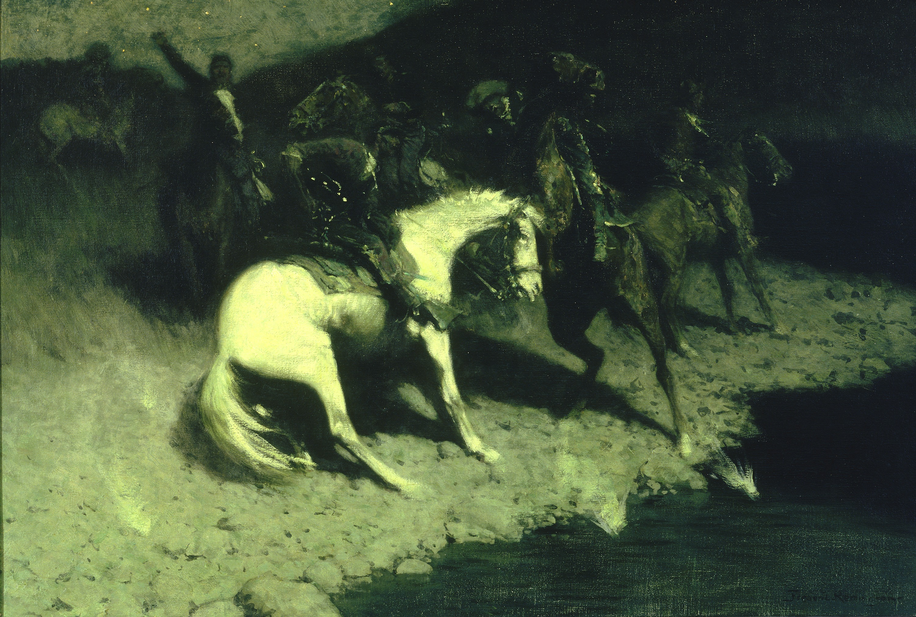 Frederic Remington, Fired On