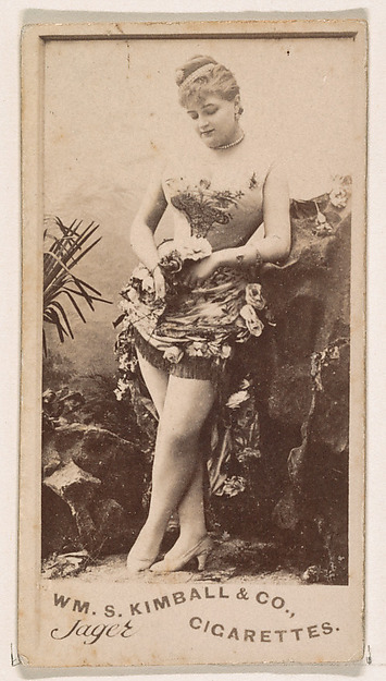 William S. Kimball & Company, Mlle. Jager, from the Actresses series (N203) issued by Wm. S. Kimball & Co.