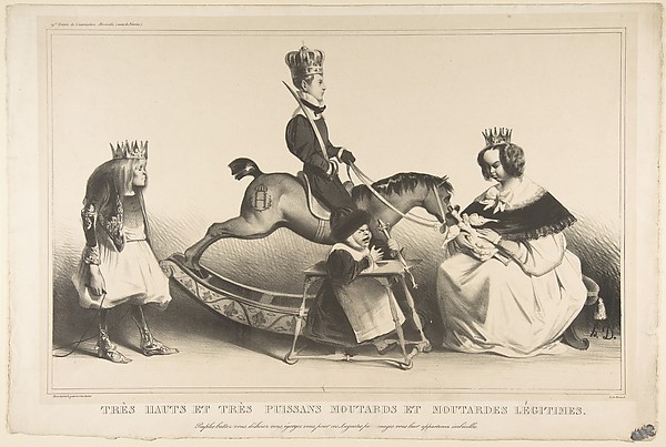 Honoré Daumier, Very Haughty and Very Mighty Legitimist Brats