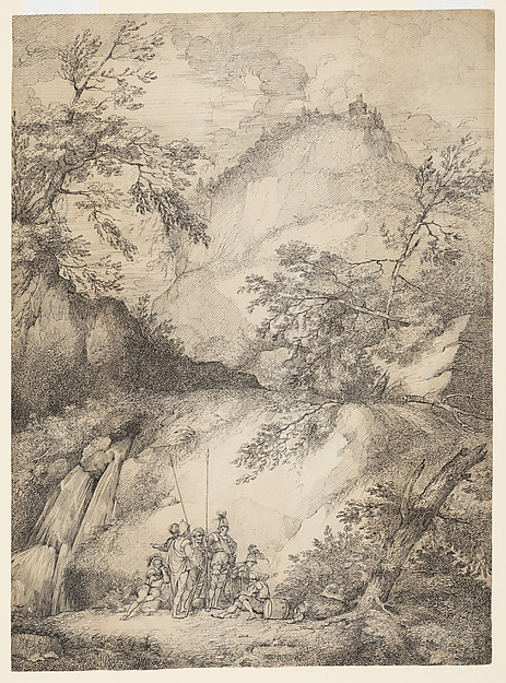 John Hamilton Mortimer, Banditti in a mountainous landscape
