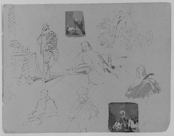 Thomas Sully, (From Sketchbook)