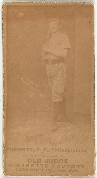 Goodwin & Company, James G. Fogarty, Right Field, Philadelphia, from the Old Judge series (N172) for Old Judge Cigarettes