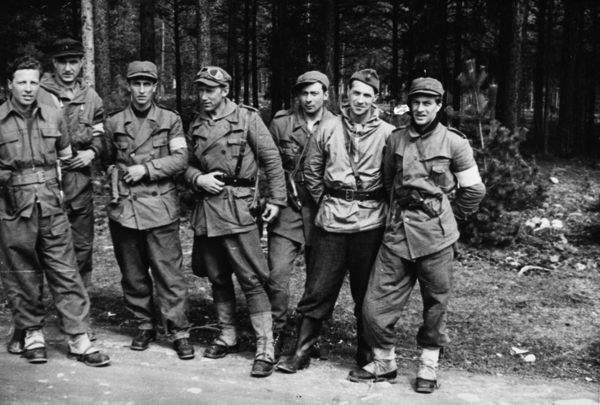 Oddvar Dobloug, Milorg-soldater maidagene 1945 (Se også MINØ.037946)
