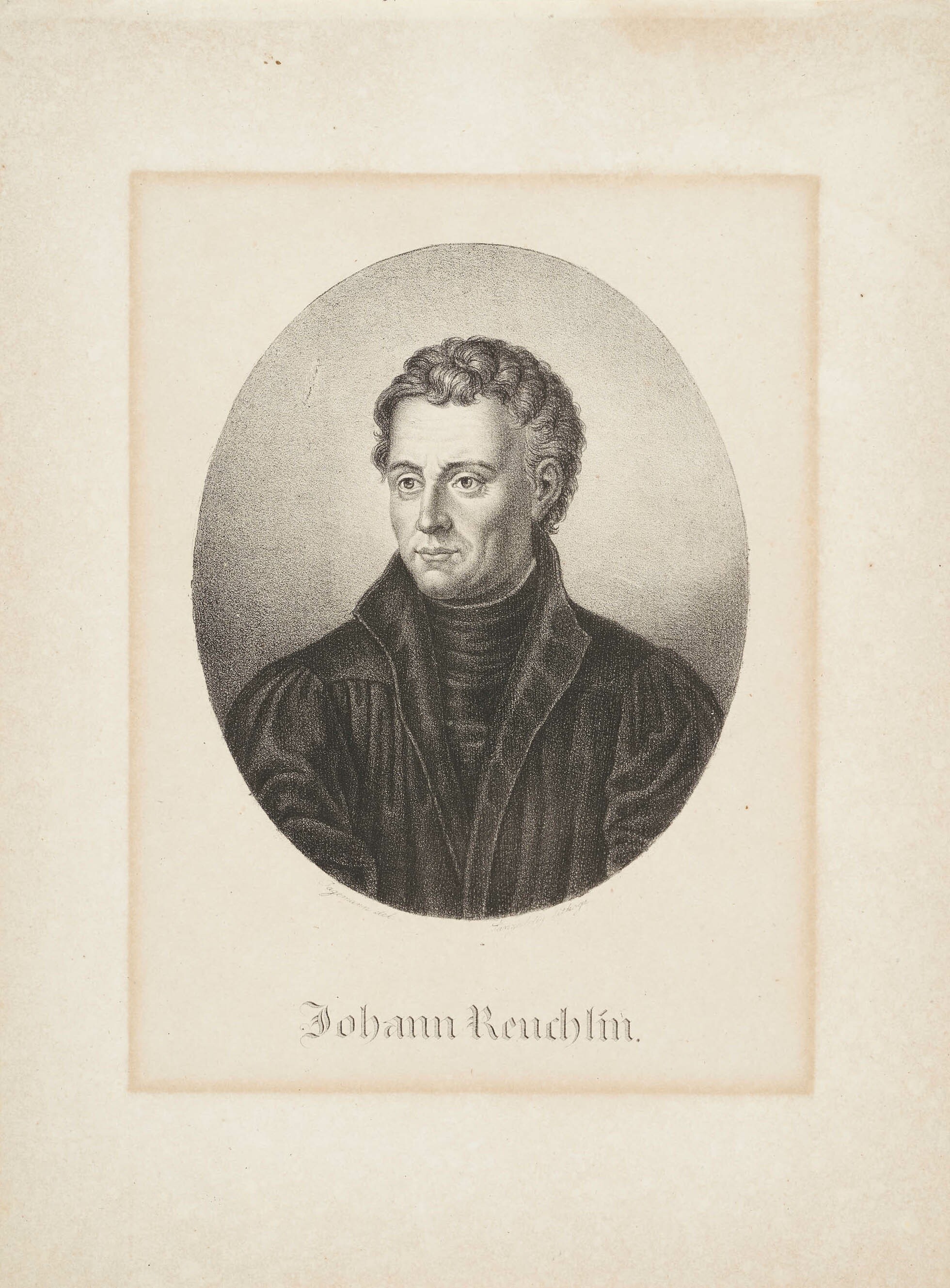 Joseph Lanzedelly (der Ältere), Bildnis Johannes Reuchlin