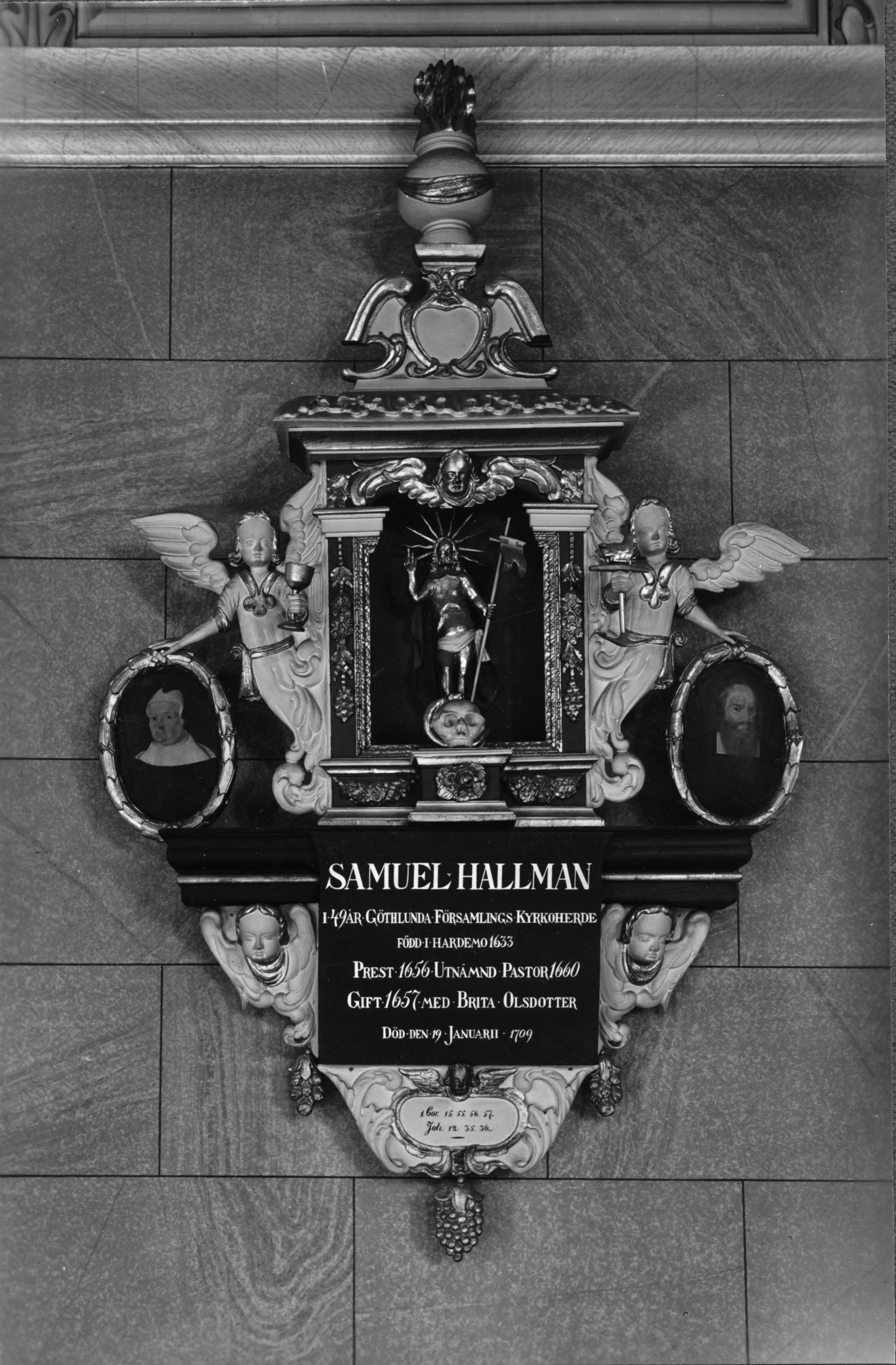 Nils Åzelius, Götlunda kyrka