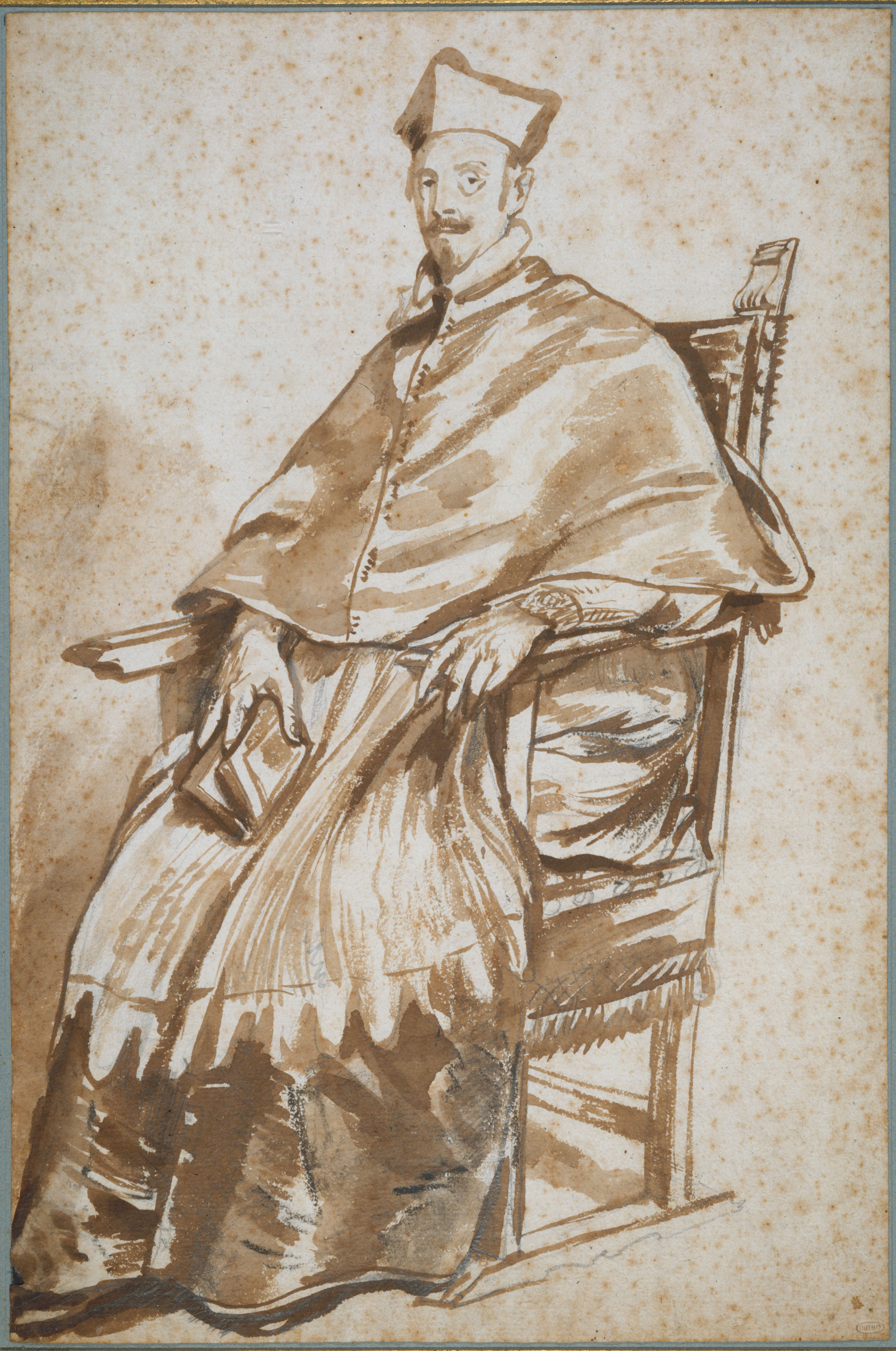 Anton Van Dyck, Portrait du Cardinal Bentivoglio (Lugt 28)