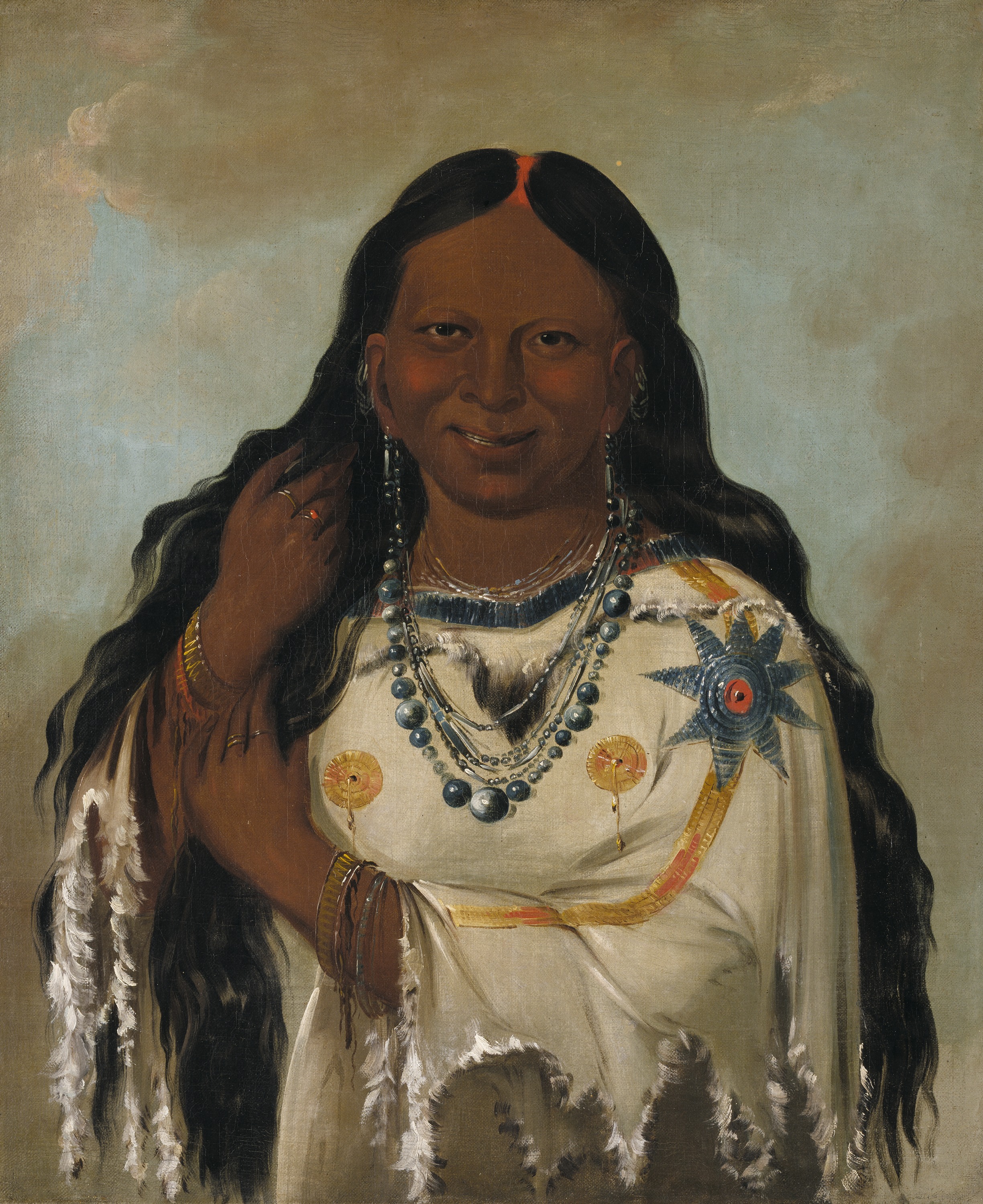 George Catlin, Kay-a-gís-gis, a Young Woman