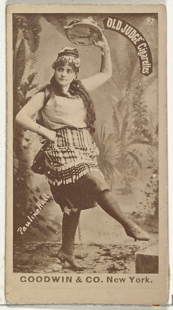 Goodwin & Company, Pauline Hall, from the Actors and Actresses series (N171) for Old Judge Cigarettes