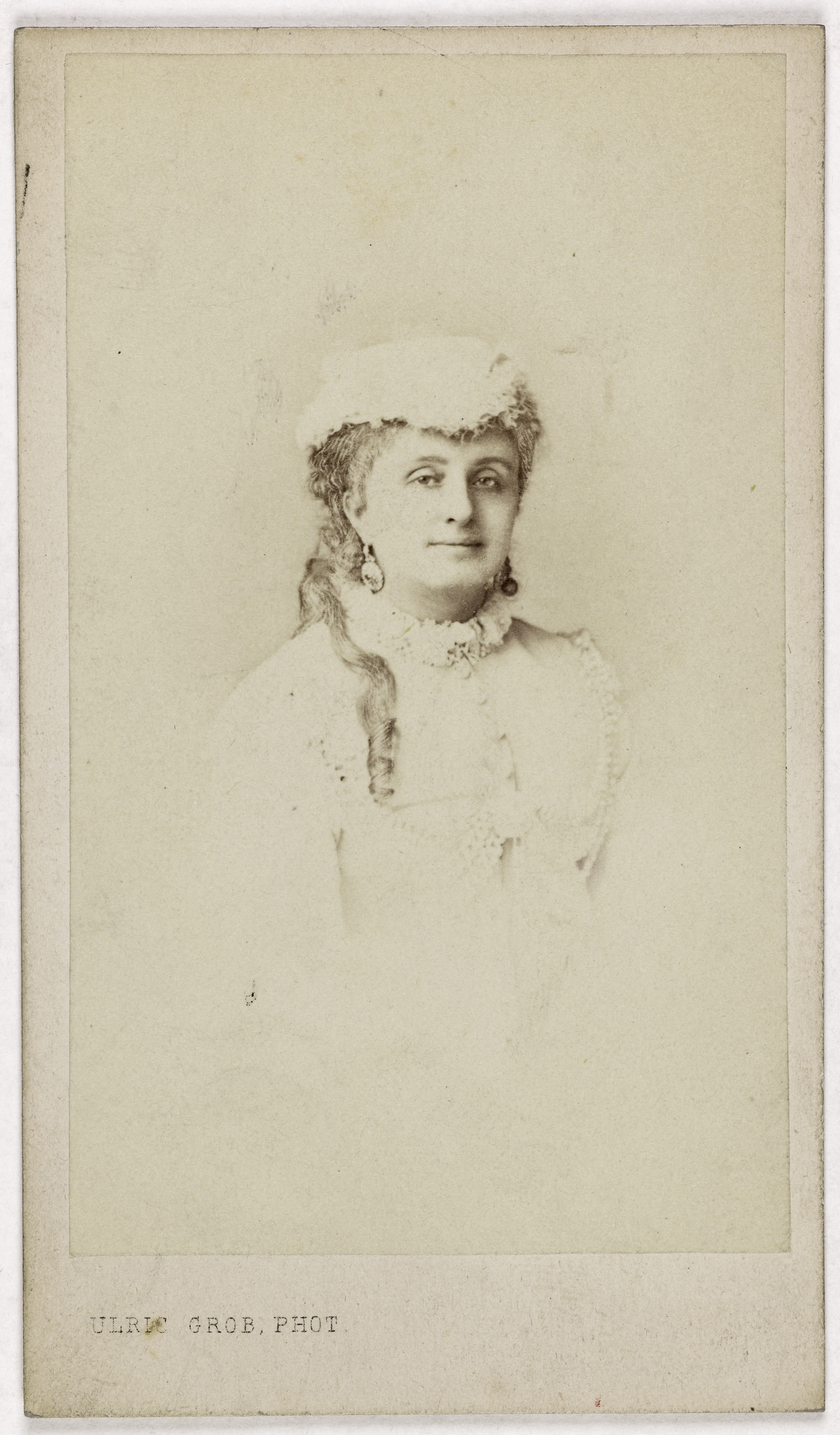 Ulric Grob, Portrait d'Hortense Schneider, (comtesse de Bionne, 1838-1920), (actrice)