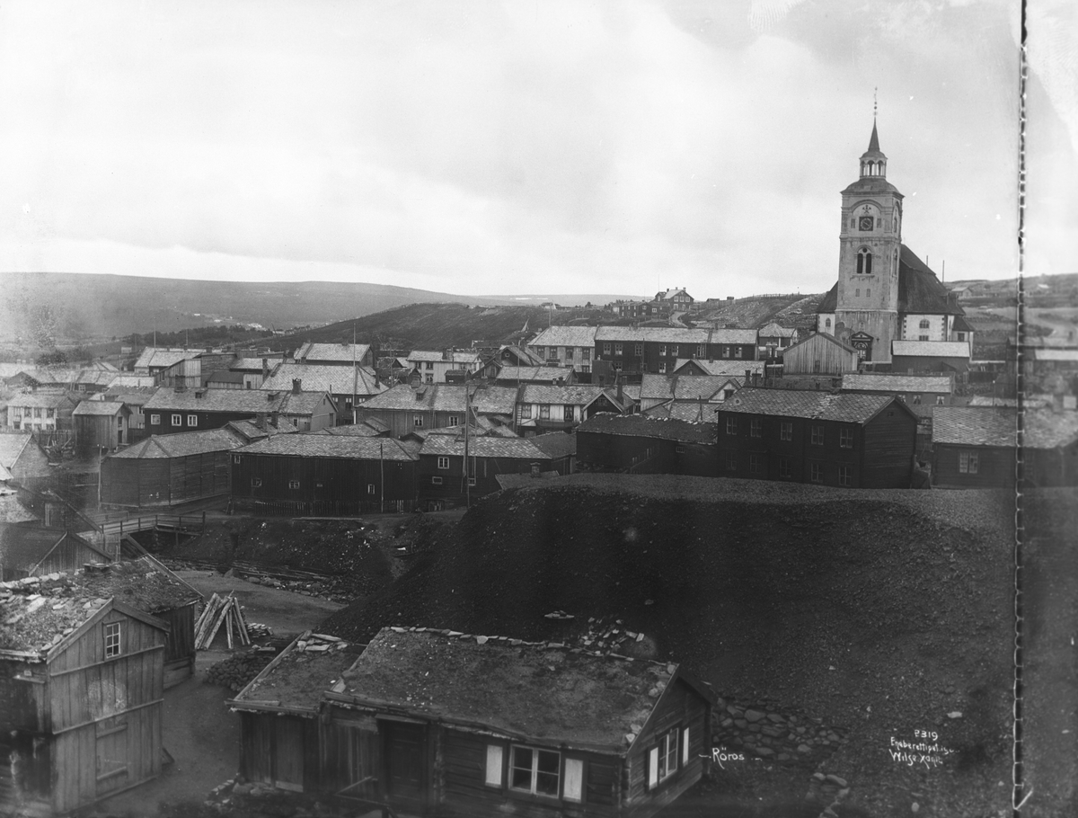 Anders Beer Wilse, Prot: Røros - Panorama fra Hytten 7. Aug. 1903