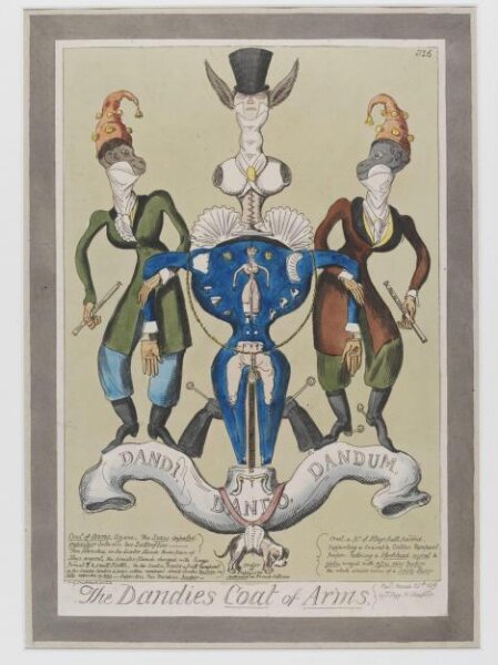 Cruikshank, George, The Dandies Coat of Arms
