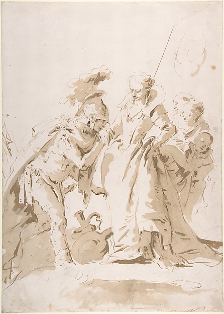 Giovanni Battista Tiepolo, The Meeting of Anthony and Cleopatra