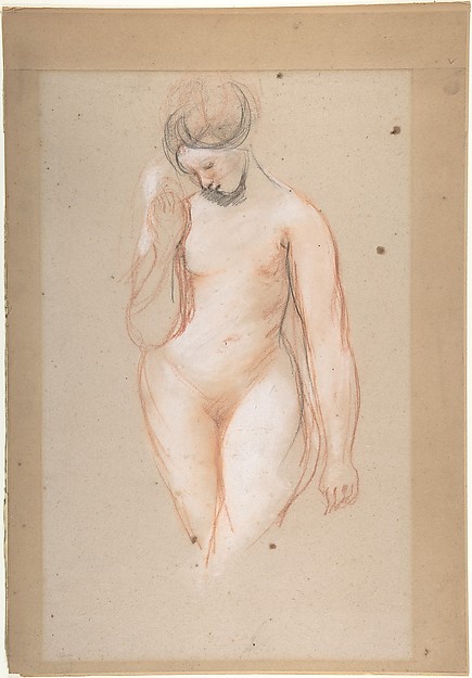 William Etty, Standing female nude