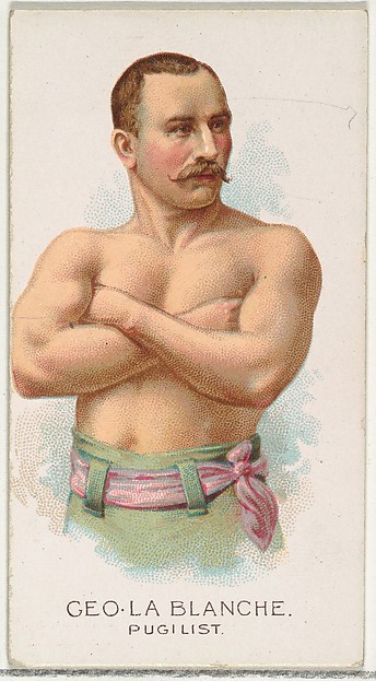 Allen & Ginter, George La Blanche, Pugilist, from World's Champions, Series 2 (N29) for Allen & Ginter Cigarettes