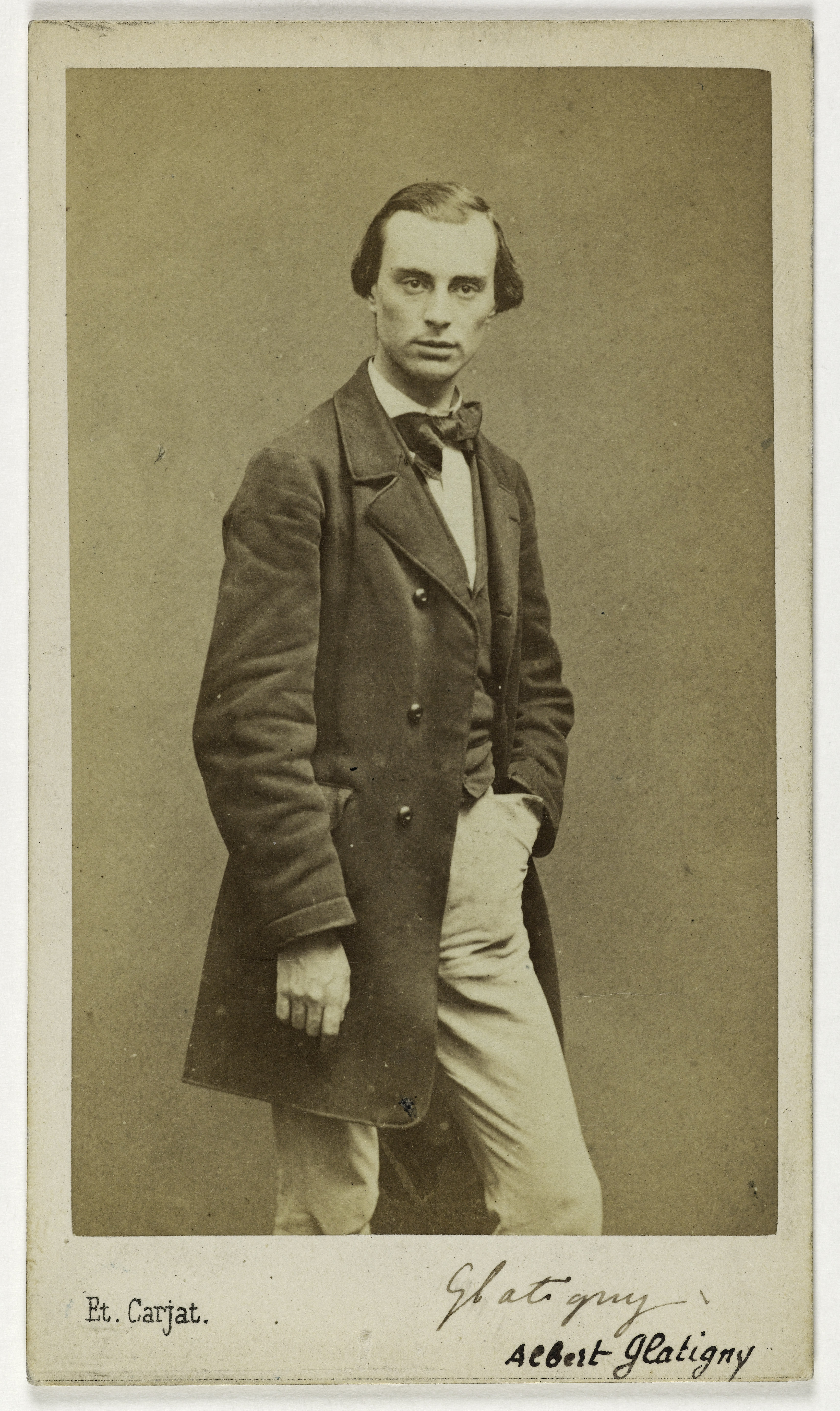 Carjat & Cie, Portrait de Glatigny Albert, (1839-1873), (poète, chroniqueur, acteur)
