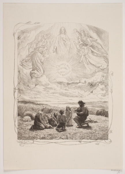 Lorenz Frølich, Illustration til "L'Oraison Dominicale"