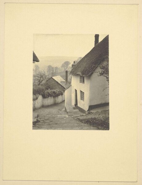 Warburg, Agnes Beatrice, Church steps, Minehead