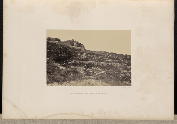Francis Frith, Bethlehem, with the Church of the Nativity