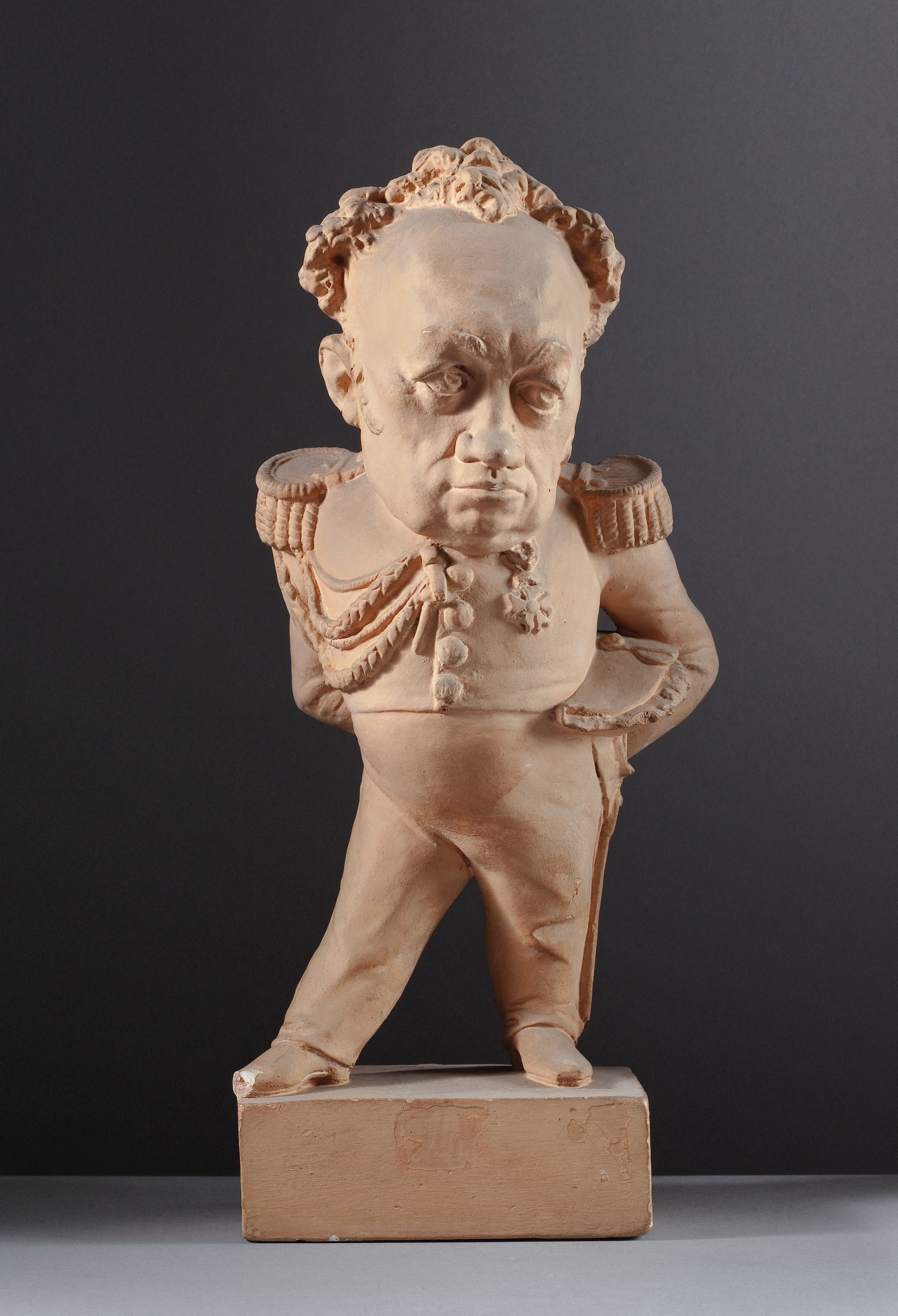 Jean Pierre Dantan, Portrait-charge de Pierre-Alexandre-Marie Castres (1782-1840), colonel, ex-commandant des Tuileries