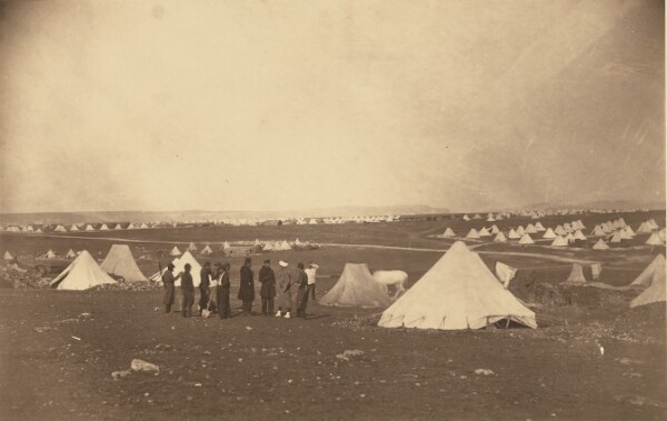 Roger Fenton, General Bosquets Quarters looking towards Mackenzie Farm.
