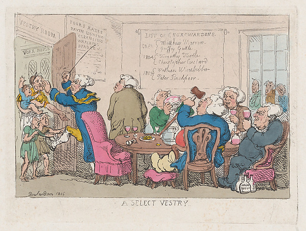 Thomas Rowlandson, A Select Vestry