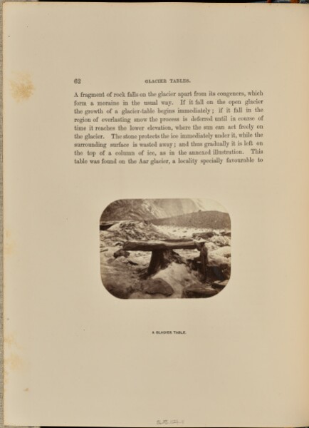 Ernest H. Edwards, A Glacier Table